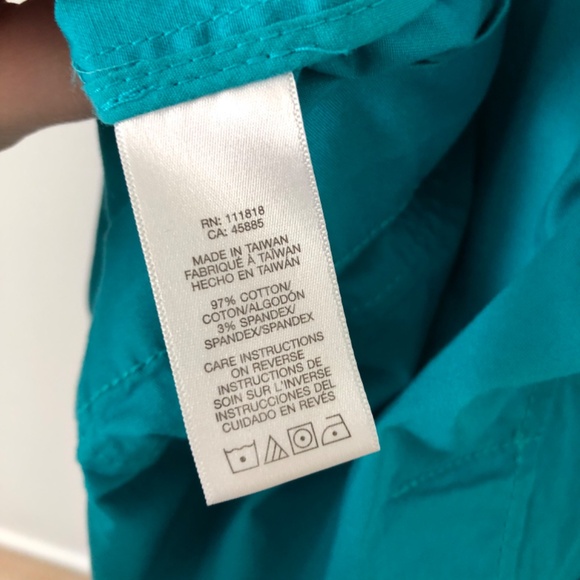 Michael Kors Trench Coat Women’s Large Teal Double Breasted Belted Pockets - Picture 9 of 14